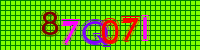 Blue Captcha Image