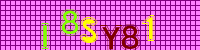 Blue Captcha Image