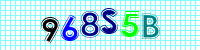 Blue Captcha Image