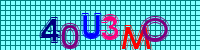Blue Captcha Image