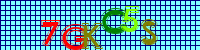 Blue Captcha Image