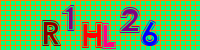 Blue Captcha Image