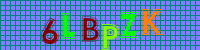Blue Captcha Image