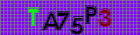 Blue Captcha Image