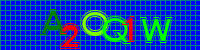 Blue Captcha Image