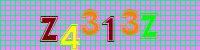Blue Captcha Image