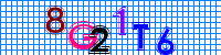 Blue Captcha Image