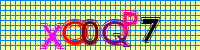 Blue Captcha Image
