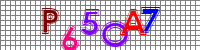 Blue Captcha Image