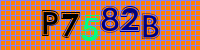 Blue Captcha Image