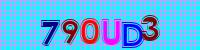 Blue Captcha Image
