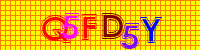 Blue Captcha Image