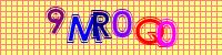 Blue Captcha Image