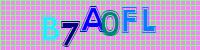 Blue Captcha Image