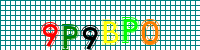 Blue Captcha Image