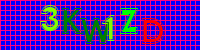 Blue Captcha Image