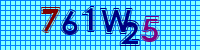 Blue Captcha Image