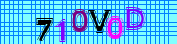 Blue Captcha Image