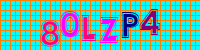 Blue Captcha Image