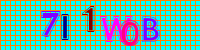 Blue Captcha Image