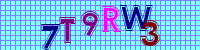 Blue Captcha Image