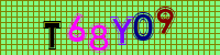 Blue Captcha Image