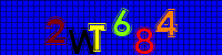 Blue Captcha Image