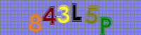 Blue Captcha Image