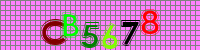 Blue Captcha Image
