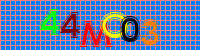 Blue Captcha Image